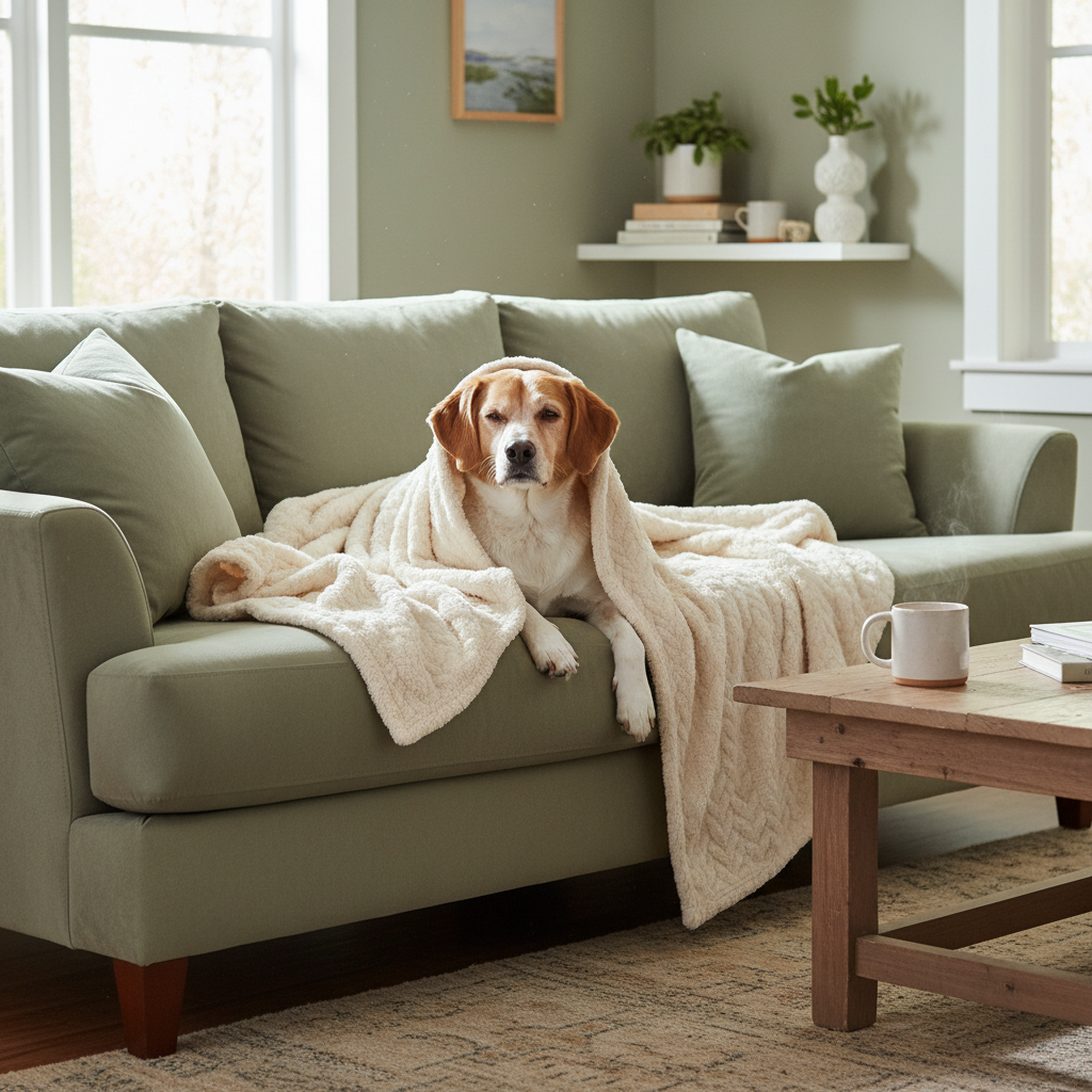 Calming Anxiety Blanket for Nervous Dogs in Shared Spaces: A Room-by-Room Guide to Creating a Safer, Quieter Home
