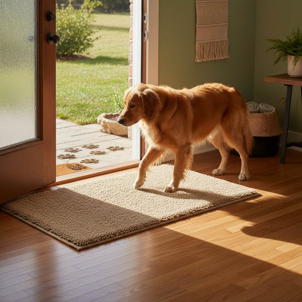 What a Regular Floor Mat Cannot Do: High-Traffic Muddy Entries, Where Microfiber Dog Door Mats Take Over