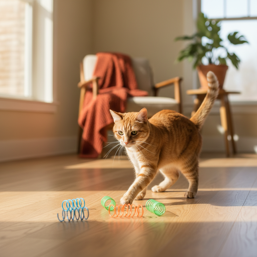Why Your Indoor Cat Ignores Most Toys — and What a Cat Spring Toy Reveals About Active Play