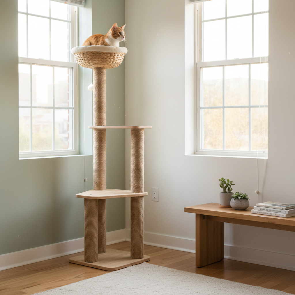 Small Apartment, Big Cat Needs: Choosing a Cat Tree That Works When Floor Space Is Already Gone