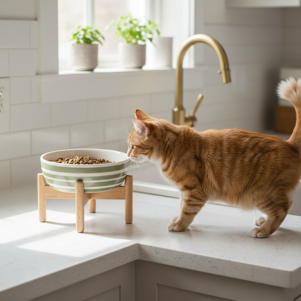 Stylish Feeding Setup or Functional Necessity? Why Ceramic Raised Cat Bowls Deliver Both