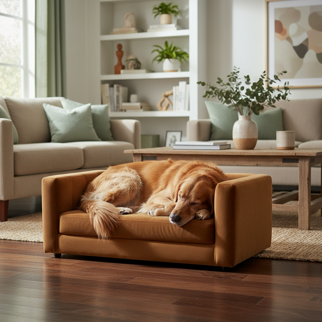 The Real Reason Large Dog Breeds Outgrow Standard Pet Beds — and What a Proper Dog Sofa Fixes