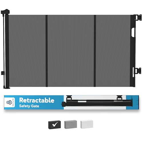 Retractable Baby Gate for Stairs & Doorways, Dog Pet Gate