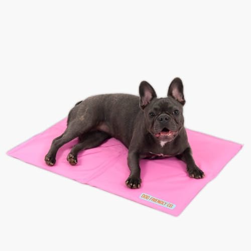 . Dog Cooling Mat for Summer (Small, Pink)