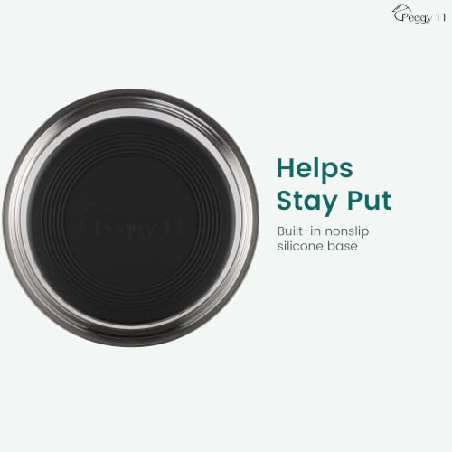 Deep Stainless Steel Dog Bowl, 16 US Cup, Single - view 2