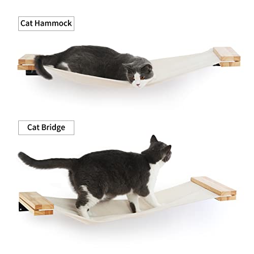 Cat Wall Hammock, 34 x 13 inch Kitten Wall Furniture - view 3