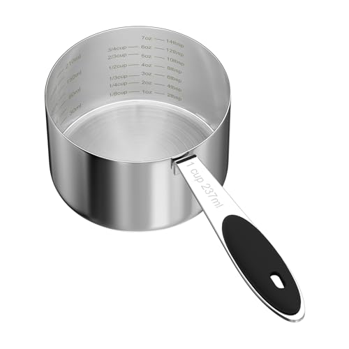 1PCS 1CUP(237ml) Dog Cat Food Scoop, Measuring Cup with Inner Scale