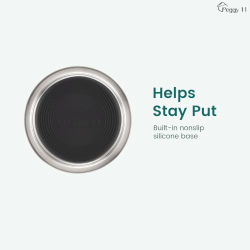 Deep Stainless Steel Dog Bowls, 3 US Cup Each, 2-Pack - view 2