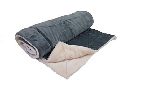 Customized Pet Blanket Embroidered with Your Dogs Name Plush Comforter Microfiber Throw Blanket Bedding cage Liner Keep Warm Gift