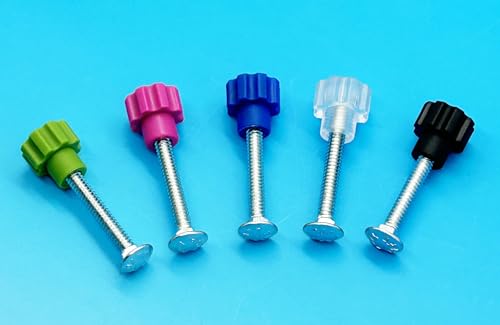 Pet Carrier Fasteners - Blue 16 Pack (Medium 1-1/4" Bolts) - view 6