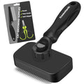 3PCS Cat Grooming Supplies,Cat Brush & Nail Clipper/Trimmer & Flea Comb for Shedding Indoor Cats Dogs and Small Animals - Meet All Your Pet's Daily Grooming Needs - All in One Set (Green)
