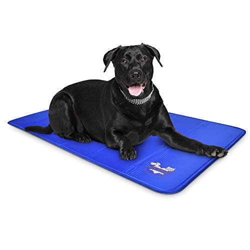 Dog Cooling Mat - Solid Gel Self-Cool Pad | Durable & Non-Toxic