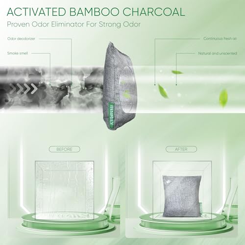 Activated Charcoal Odor Absorber, Large 4P Odor Eliminator for Strong Odor - view 5