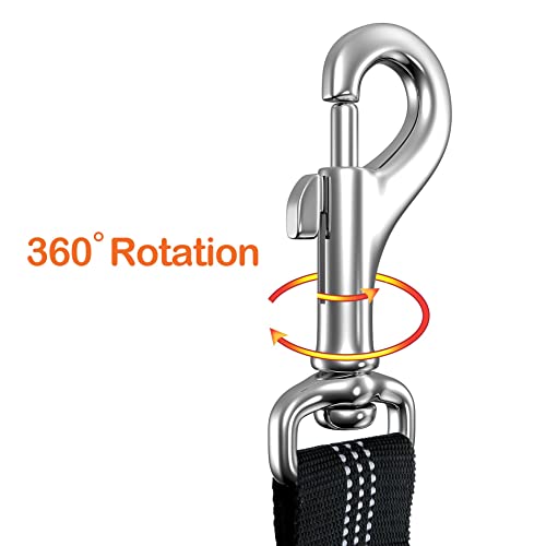2 Piece Set Dog Seat Belt - Retractable Car Seatbelts, Adjustable Pet Restraint for Vehicle Headrest, Heavy Duty, Elastic & Durable Harness - view 4