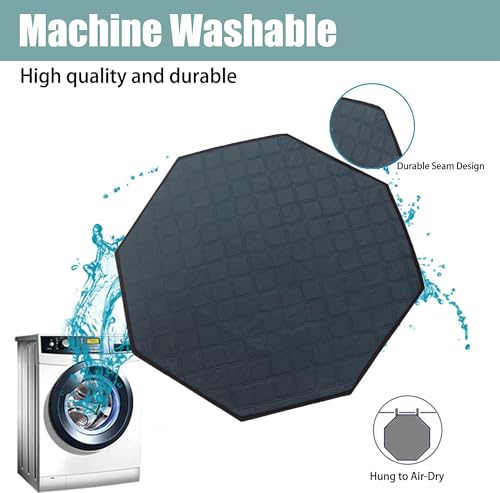 Octagon Dog Playpen Mat Washable Leakproof, 24'*60'(Wide*Diameter) - view 4