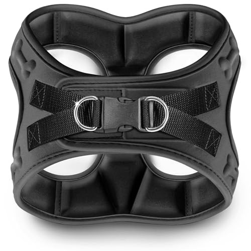 Comfort Fit Dog Harness Soft Padded No Pull Harness with Adjustable Buckles for Small Medium Large Dogs Step in Pet Vest with Easy Control Handle for Walking Jogging Running Training Dogs & Puppies