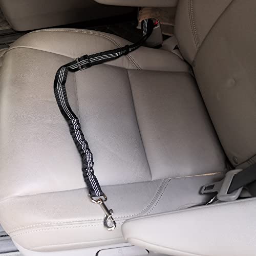 2 Dog Seatbelt Seat Belt Car Harness Leash Travel Accessories Bungee Anti Shock Pet Cat Adjustable Lead Clip Safety Seats Belts Black - view 4