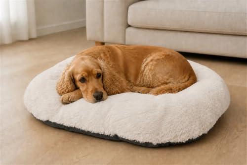 Nordic Oval Cushion for Dog Bed Comfortable Washable, 32-Inch (Grey) - view 2
