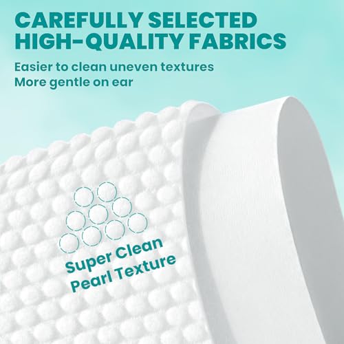 Ear Cleaner Finger Wipes 60 Counts, Dog Ear Cleaner, Grooming Kit Care for Dogs and Cats, Soft & Easy Otic Cleaning Pads, Remove Wax, Dirt & Stop Smelly, Itchy, Non-Irritating, Coconut Scent - view 6