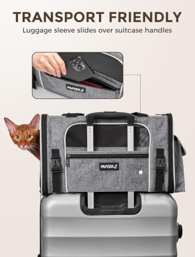 Soft Sided Pet Carrier, Travel Friendly, Small to Medium Cats 15 lbs - view 4