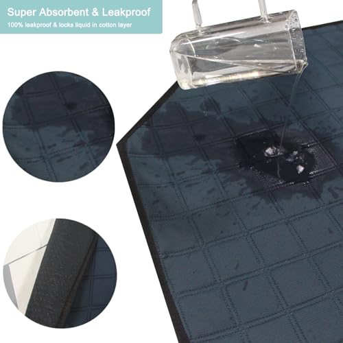 Octagon Dog Playpen Mat Washable Leakproof, 24'*60'(Wide*Diameter) - view 3