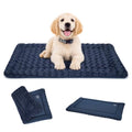 Dog Crate Pad for 30"x20" Dog Crate, Plush/Canvas Navy