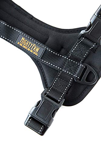 Dog Car Harness - Vehicle Safety Gear - 2 Leash Attachment - Adjustable Straps - Reflective Stitching - Soft Padding - Standard Harness Functionality - No Pull Front Leash Attachment - L - view 7