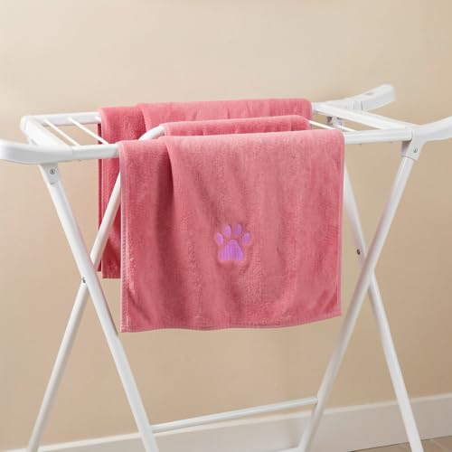 2pcs Microfiber Dog Drying Blanket Extra Absorbent Full Coverage - view 6