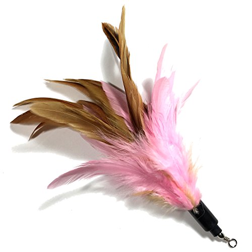 7 Piece - Plus Bonus - Replacement Feathers and Soft Furry for Interactive Cat and Kitten Toy Wands… - view 6