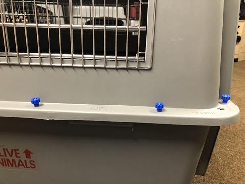 Pet Carrier Fasteners - Blue 16 Pack (Medium 1-1/4" Bolts) - view 3