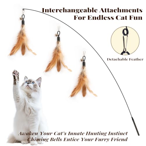 4-Pack Cat Toys for Indoor Cats & Kittens, Interactive Cat Toy - view 7