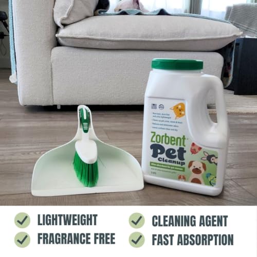 Pet Accident Cleanup – Odor Remover for Dog & Cat Messes. Absorbs 1 Gallon. Pet-Safe Cleaner for Urine, Vomit, Poop & Accidents on Hardwood, Tile, Vinyl, Concrete, Short Carpet & Rugs, 5 qt - view 5