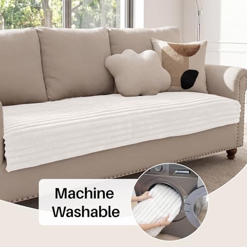 Waterproof Couch Cover for Dogs，Fuzzy Pet Couch Covers for Sofa - view 6