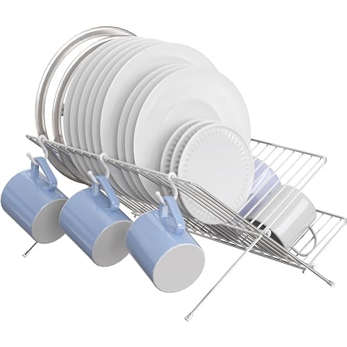 Collapsible Dish Drying Rack, Chrome