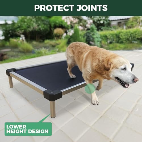 TitanNest Cooling Chew-Proof Elevated Dog Bed for Medium Dogs - view 5
