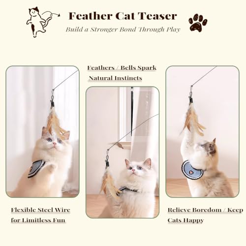 4-Pack Cat Toys for Indoor Cats & Kittens, Interactive Cat Toy - view 6