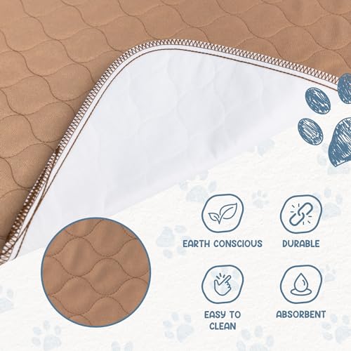 Reusable Dog Pee Pad, Washable Waterproof Round 48 in Mat, 1 Pack - view 4