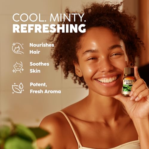 Kukka 100% Pure Peppermint Essential Oil for Skin, Diffuser, 0.34 Fl Oz - view 3