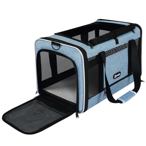 Cat Carrier 18 x 11 x 11 Top Loading Soft Pet Travel Bag Over 15lbs
