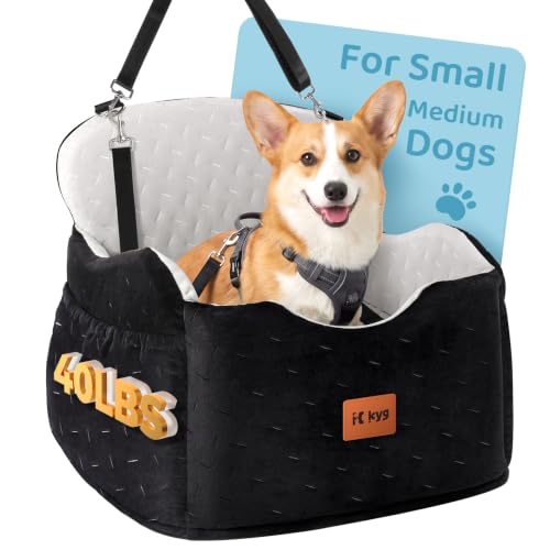 Dog Car Seat, Dog Booster Car Seat for Small/Medium Dogs Under 40lbs