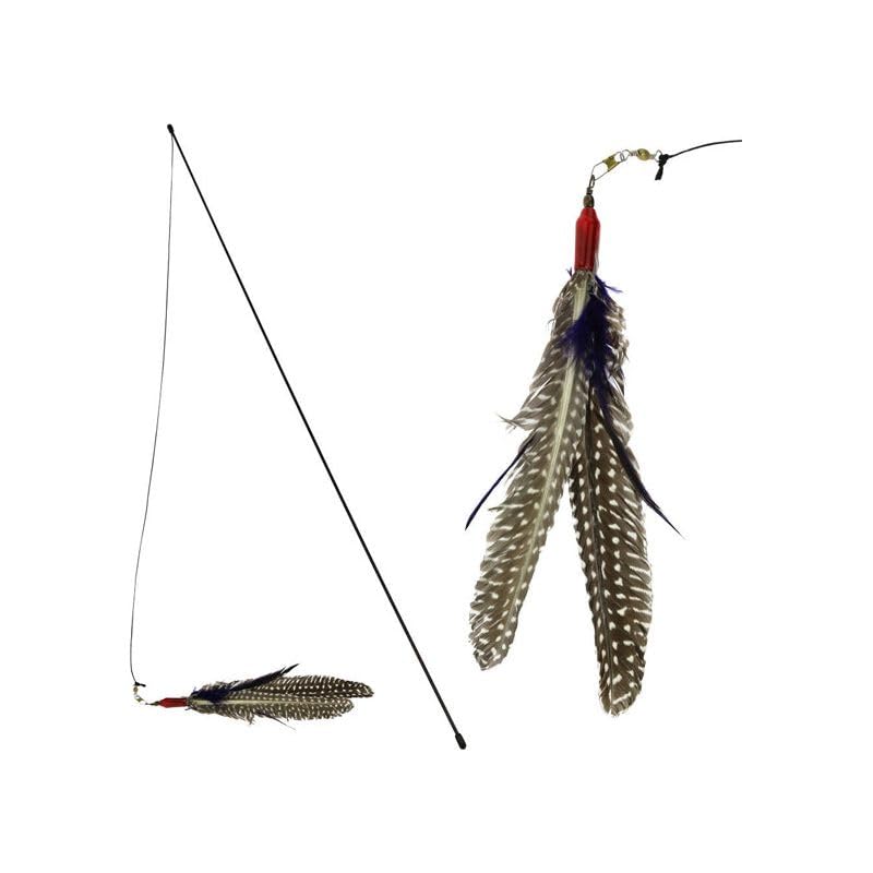 Da Bird Rod and Feather Cat Toy, Handmade in The USA (1 Bird) - view 4