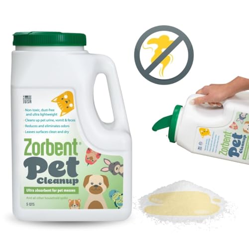 Pet Accident Cleanup – Odor Remover for Dog & Cat Messes. Absorbs 1 Gallon. Pet-Safe Cleaner for Urine, Vomit, Poop & Accidents on Hardwood, Tile, Vinyl, Concrete, Short Carpet & Rugs, 5 qt - view 6