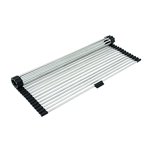 Over The Sink Dish Drying Rack Rolling Stainless Steel - view 6