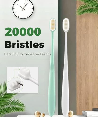 Pet Toothbrush Set for Medium Large Dogs, Extra Long Double-Ended Dog Toothbrush with 360° Brush, Soft Bristle Dental Care Kit with Finger Brushes, Pet Teeth Cleaning Supplies 10 Pack (Multicolor) - view 5