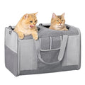 Large Cat Carrier for 2 Cats, 21.7X 13.8X 13.8in Pet Carrier for Cat and Dog Up to 38lbs, All-Sided Mesh Cat Carriers with Great Ventilation, Portable Soft Sided Pet Carriers for Traveling