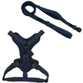 Quick Clip Dog Harness & Flat Leash Set, Blue Small – Magnetic Buckle, Reflective, Control