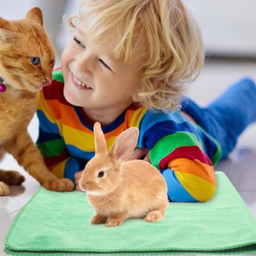 5Pcs Reusable Microfiber PET Blankets for Small Animal Sleep Mat - view 5