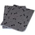 Washable Dog Pee Pads with Free Grooming Gloves,Non Slip Dog Mats with Great Urine Absorption,Reusable Puppy Pee Pads for Whelping,Potty,Training,Playpen