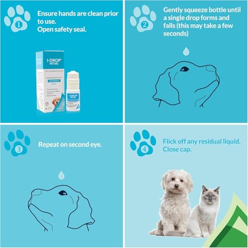 Vet Gel Dog Eye Drops, 0.30% Hyaluronan, Dry Eye Relief, 10 ml - view 5