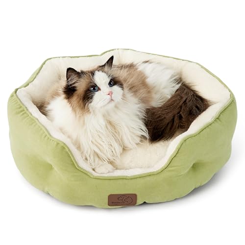 Small Dog Bed Washable,Round Cat Beds for Indoor Cats,20in